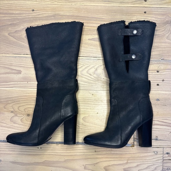 RARE Sigerson Morrison shearling boots US 8 - Picture 2 of 14